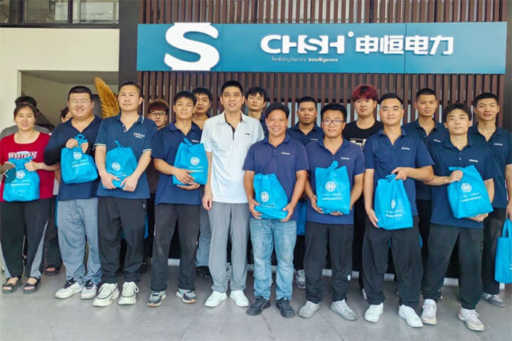 乐清经济开发区总工会慰问申恒电力一线员工